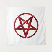 Tenture Pentagram Red Devil (Devant)