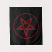 Tenture Pentagram Red Devil (Devant)