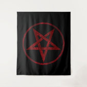 Tenture Pentagram Red Devil (Devant)