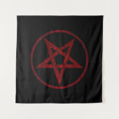 Tenture Pentagram Red Devil (Devant)