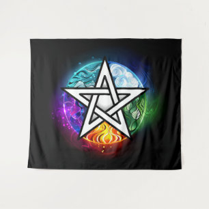 Tenture pentagramme du Wiccan