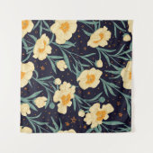 Tenture Peony Claire de Lune plants seamless pattern. Hand (Devant (Horizontal))