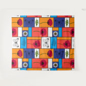 Tenture Pépites dans des boîtes colorées (Devant (Horizontal))