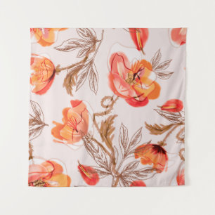 Tenture Pépites Fleurs Motif sans couture sur un backgr be