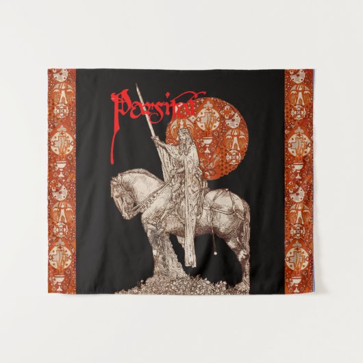 Tenture PERCEVAL LEGEND / QUEST DU Imaginaire SAINT-GRAL (Devant (Horizontal))