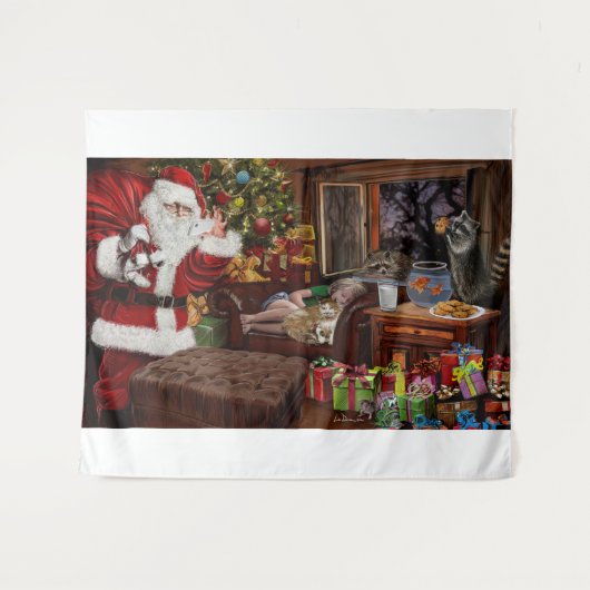 Tenture Père Noël (Devant (Horizontal))