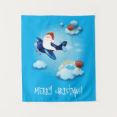 Tenture Père Noël arrive (Devant)