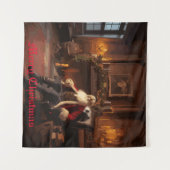 Tenture Père Noël Cosy Nook (Devant (Horizontal))