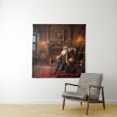 Tenture Père Noël Cosy Nook (En situation)