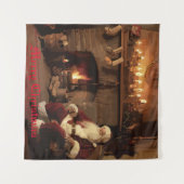 Tenture Père Noël Cosy Nook (Devant (Horizontal))