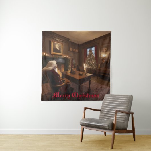 Tenture Père Noël Cosy Nook (En situation)