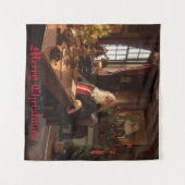 Tenture Père Noël Cosy Nook (Devant (Horizontal))