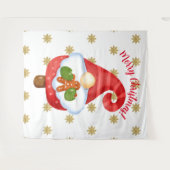 Tenture Père Noël Gnome (Devant (Horizontal))