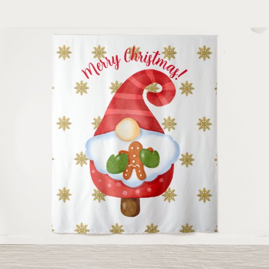Tenture Père Noël Gnome (Devant)