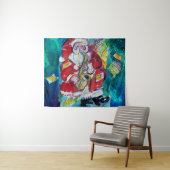 TENTURE PÈRE NOËL JOUER SAX, PARTI DE NOËL MUSICAL (En situation (horizontale))