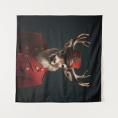 Tenture Père Noël Reindeer (Devant (Horizontal))