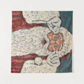 Tenture Père Noël Surpris (Devant (Horizontal))