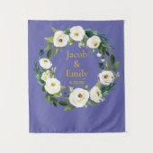 Tenture Peri Gold Custom Wedding Photo Booth Backdrop Prop (Devant)