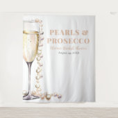 Tenture Perles et Fête des mariées de poursuites Contexte (Devant)