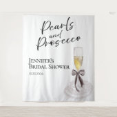 Tenture Perles et poursuites | Boutons arrière Fête des ma (Devant)