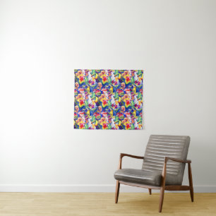 Tenture Perroquets d'aquarelle