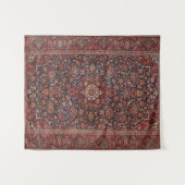 Tenture Persia Kurk Kashan Surreal Red Collage  (Devant (Horizontal))