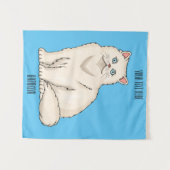 Tenture Persian cat (Devant (Horizontal))