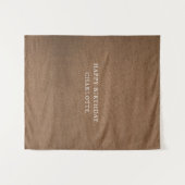 Tenture Personalized Birthday Name Flag Fabric Banner (Devant (Horizontal))