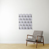 Tenture Personalized Custom Your Own Photo & Text Tapestry (En situation)
