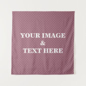 Tenture Personalized Custom Your Own Photo & Text Tapestry (Devant)