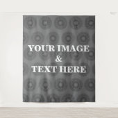 Tenture Personalized Custom Your Own Photo & Text Tapestry (Devant)