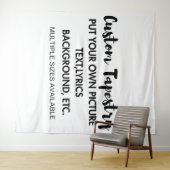 Tenture Personalized Photo Tapestry (En situation (horizontale))