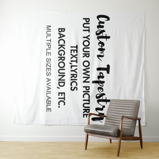 Tenture Personalized Photo Tapestry (En situation (horizontale))