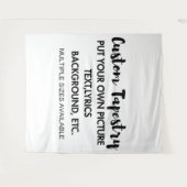 Tenture Personalized Photo Tapestry (Devant (Horizontal))