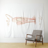 Tenture Personalized Pink Ballet Dance Studio Backdrop (En situation (horizontale))