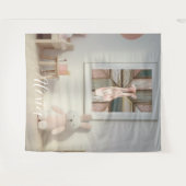 Tenture Personalized Pink Ballet Dance Studio Backdrop (Devant (Horizontal))