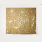 Tenture Personalized Pink Ballet Dance Studio Backdrop (Devant (Horizontal))