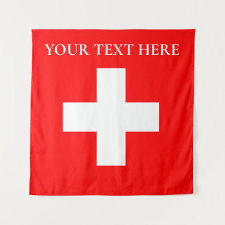 Tenture Personalized Switzerland Flag Schweiz Swiss Europe
