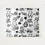 Tenture Personnages Classiques d'Alice au Pays des Merveil (Devant (Horizontal))