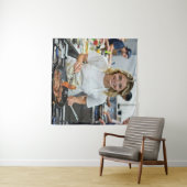 Tenture Personnalisation de photo de cuisson de bacon (En situation (horizontale))