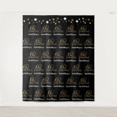 Tenture Personnalisé 60 et fabuleux Photobooth 60e anniver (Devant)