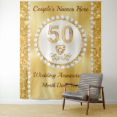 Tenture Personnalisé, Décorations du 50e anniversaire, ARR (En situation)