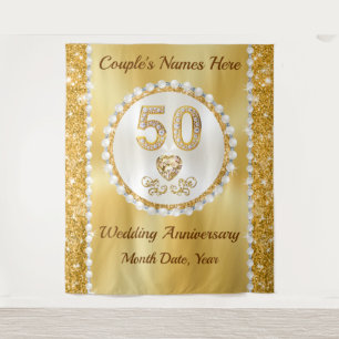 Tenture Personnalisé, Décorations du 50e anniversaire, ARR