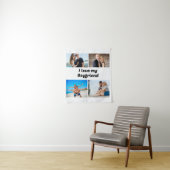 Tenture Personnalisé J'aime ma Girami 4 photo (En situation)