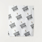 Tenture Personnalisé Minimaliste Entreprise Personnalisée (Devant)