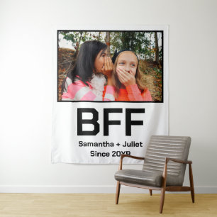 Tenture Personnalisé moderne meilleur ami pour toujours bf