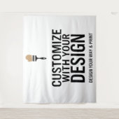 Tenture Personnalisé Vierge Sur mesure 104x88" Société (Devant)