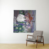 Tenture Personnaliser Momma Llama Dans un champ de marguer (En situation (horizontale))