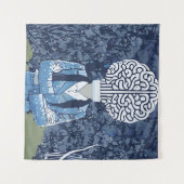 Tenture Personne de cerveau (Devant (Horizontal))