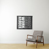 Tenture Personne ne s'inquiète Travail Motivation plus dif (En situation (horizontale))